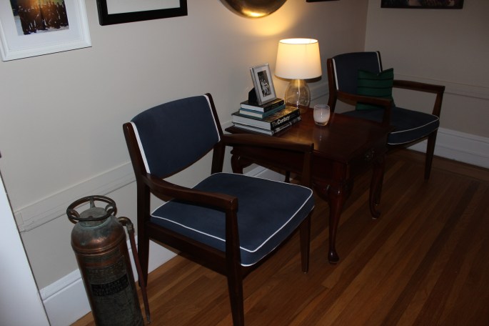 Re-upholstered Craigslist chairs 