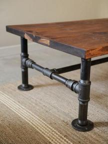 Pinterest Inspiration diy-rustic-industrial-coffee-table