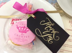 Carrie's Shower Thank you tags