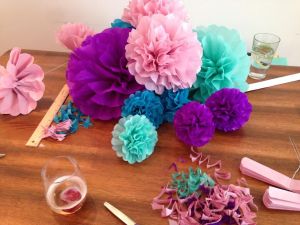 Tissue Paper Flowers